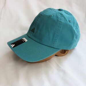 Adidas Women's Teal Green Saturday Baseball Adjustable Cotton Athletic Hat NEW!